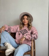 Свитер с узором  IND-5075A510