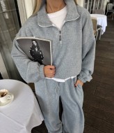 Флисовый женский спортивный костюм  ANM-396A650