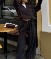 Флисовый женский спортивный костюм  ANM-396A650