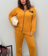 Замшевый спортивный костюм женский AD-7853.1A360