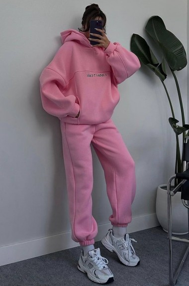 Спортивный костюм трехнитка на флисе женский DMP-R1146A550 Спортивный костюм трехнитка на флисе женский DMP-R1146A550