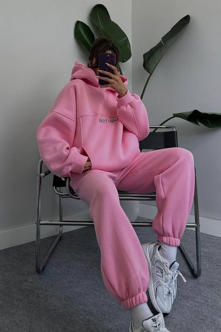 Спортивный костюм трехнитка на флисе женский DMP-R1146A550