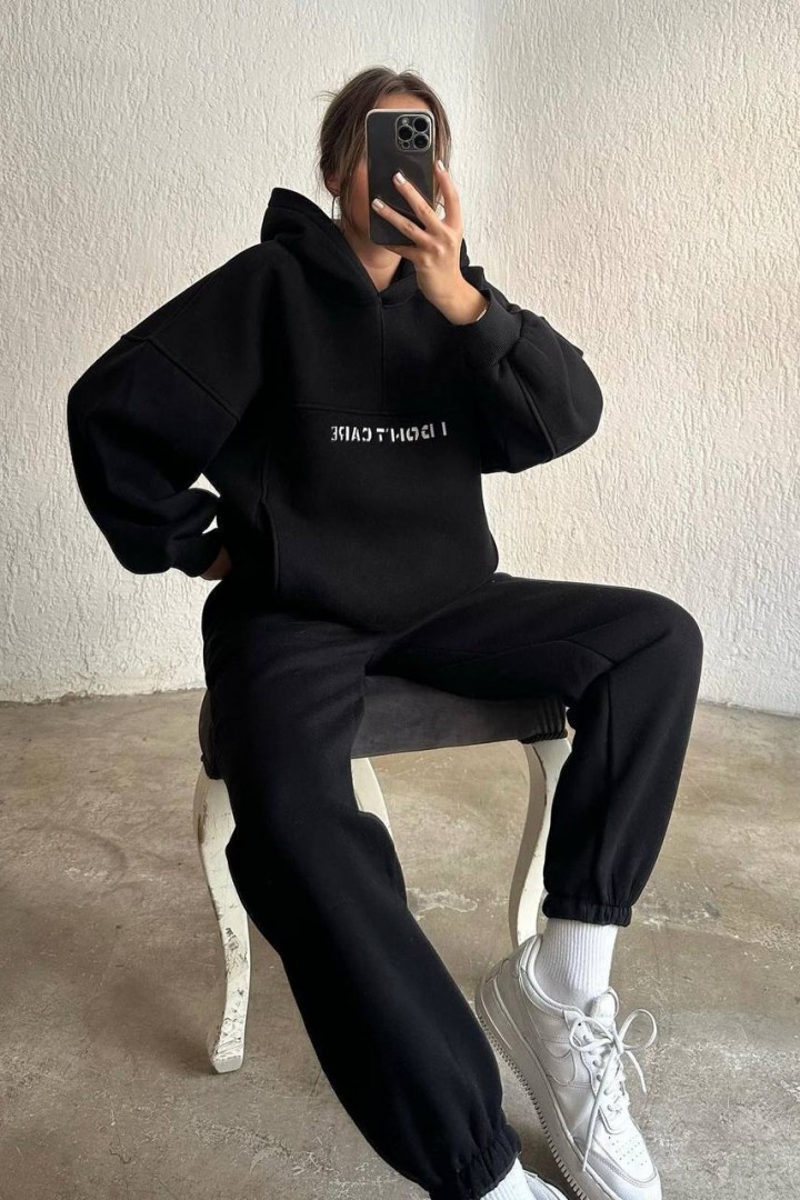Спортивный костюм трехнитка на флисе женский DMP-R1146A550