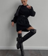 Платье с поясом DMP-R956A440