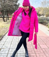 Пальто женское с поясом KG-85A800