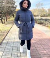 Пальто женское с поясом KG-85A800