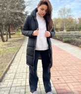 Пальто женское с поясом KG-85A800