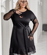 Эффектное платье силуэта трапеция VOJ-1052A650