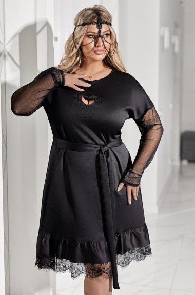 Эффектное платье силуэта трапеция VOJ-1052A650