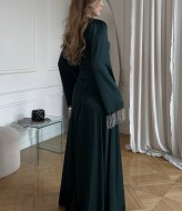 Платье декорировано камушками SSY-026A700