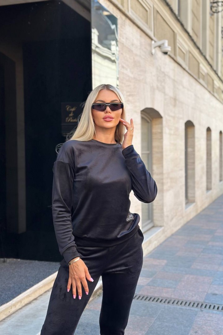 Спортивный костюм велюровый женский  IND-2068A450