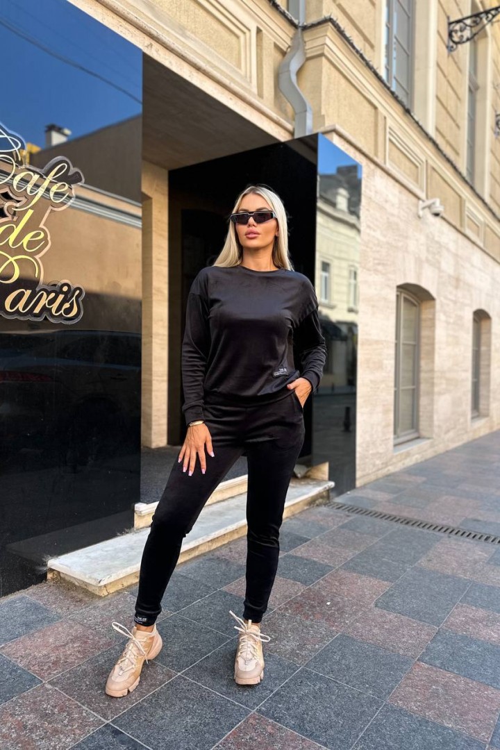 Спортивный костюм велюровый женский  IND-2068A450