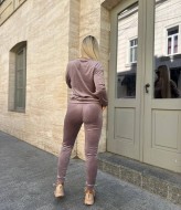 Спортивный костюм велюровый женский  IND-2068A450