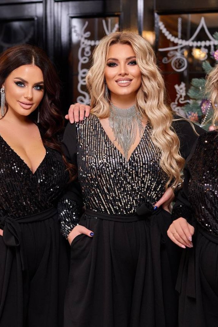 Нарядный комбинезон BEL-7946A26