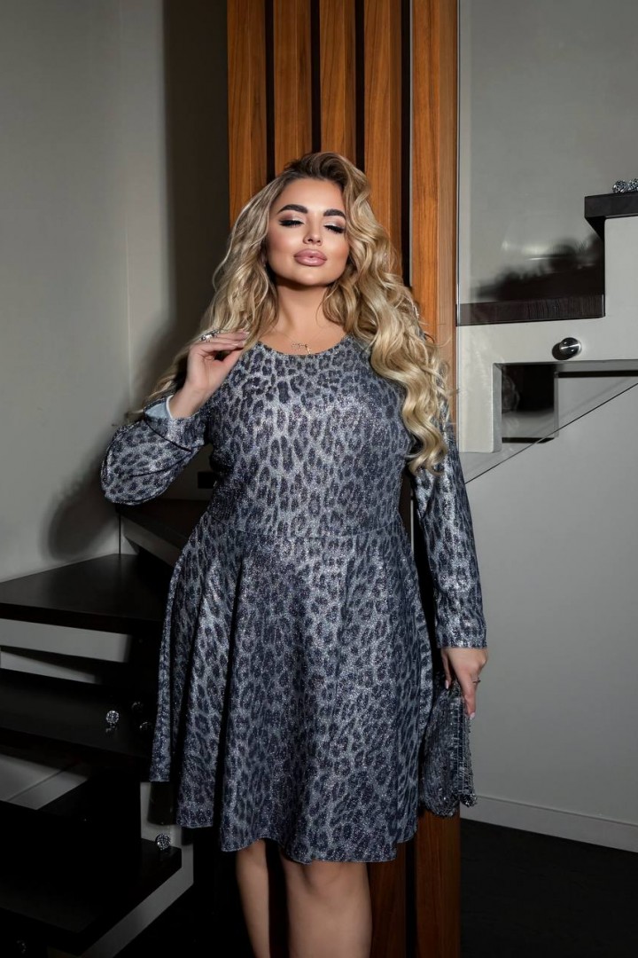 Платье с люрексом MA-N2161A350