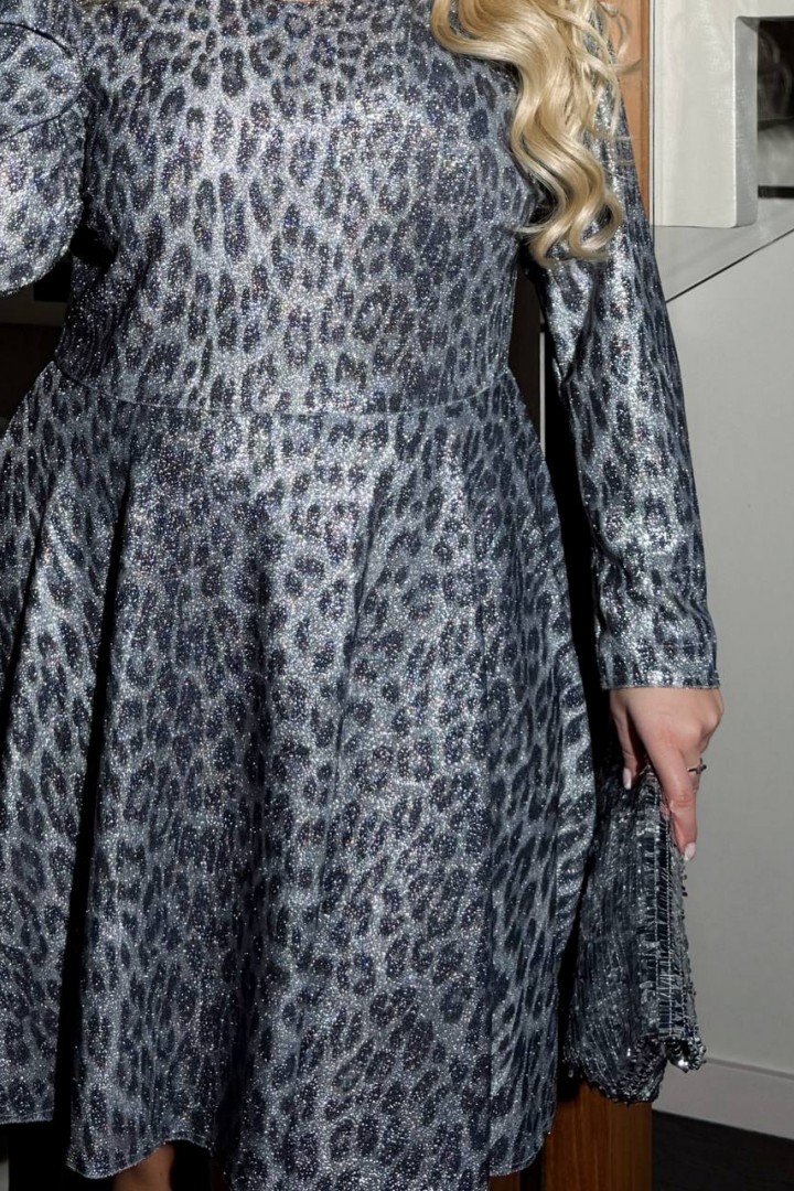 Платье с люрексом MA-N2161A350