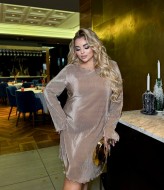 Платье плиссе MA-N2150A450