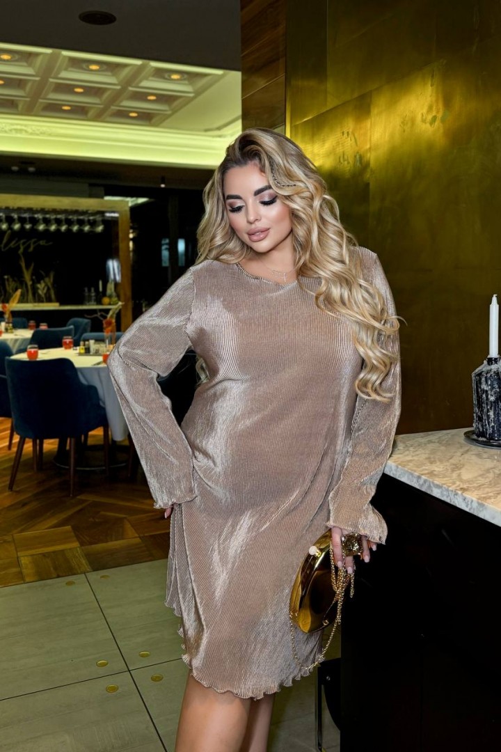 Платье плиссе MA-N2150A450