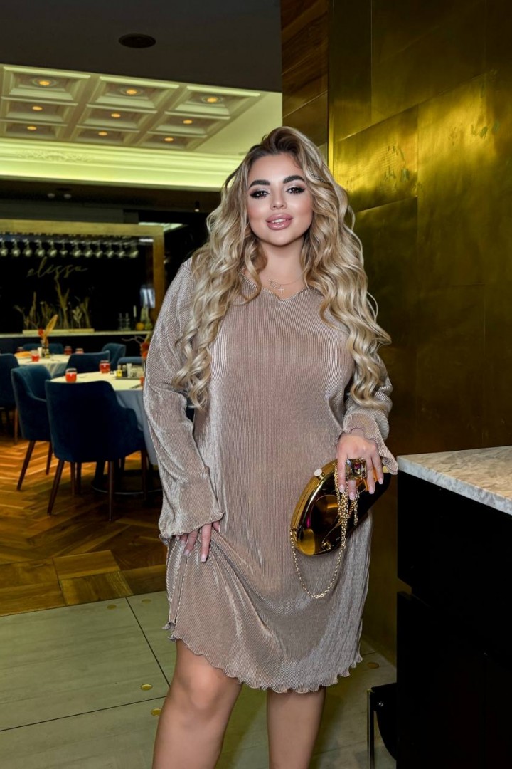 Платье плиссе MA-N2150A450