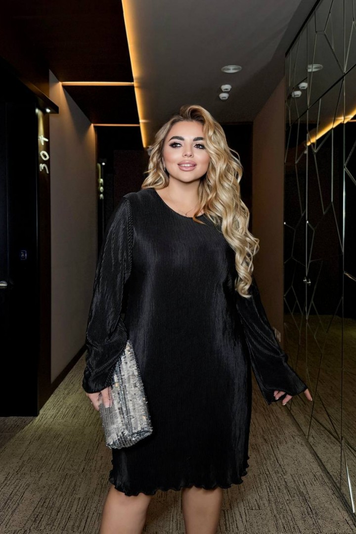 Платье плиссе MA-N2150A450