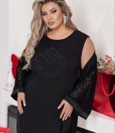 Двойка платье и кардиган из гипюра VOJ-1058A850