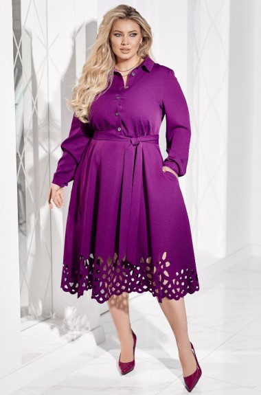 Нарядное платье с лазерным узором VOJ-1063A650 Нарядное платье с лазерным узором VOJ-1063A650