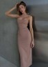 Облягаюча сукня на бретельках INNA-525A350