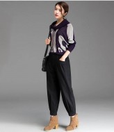 Широкие шерстяные штаны KC-0424A490