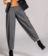 Широкие шерстяные штаны KC-0424A490