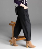 Широкие шерстяные штаны KC-0424A490