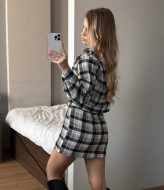 Женский костюм твидовый двойка NK-640A600