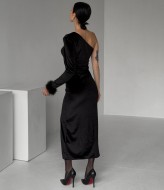 Бархатное платье BLO-846A419