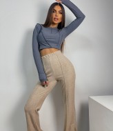 Трикотажные штаны клеш LIB-8851A295