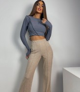 Трикотажные штаны клеш LIB-8851A295