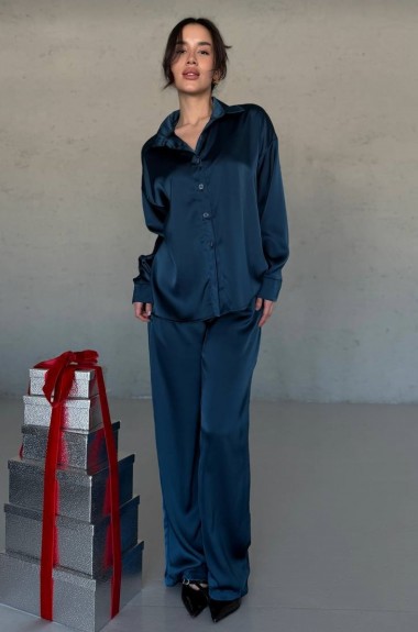 Женский брючный костюм из шелка ANB-479A780