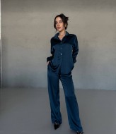 Женский брючный костюм из шелка ANB-479A780