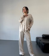 Женский брючный костюм из шелка ANB-479A780