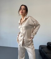 Женский брючный костюм из шелка ANB-479A780