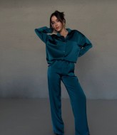 Женский брючный костюм из шелка ANB-479A780