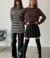 Свитер в полоску женский SOL-2905A250