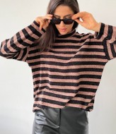 Свитер в полоску женский SOL-2905A250