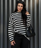 Свитер в полоску женский SOL-2905A250