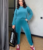 Велюровый женский спортивный костюм DOL-344A690