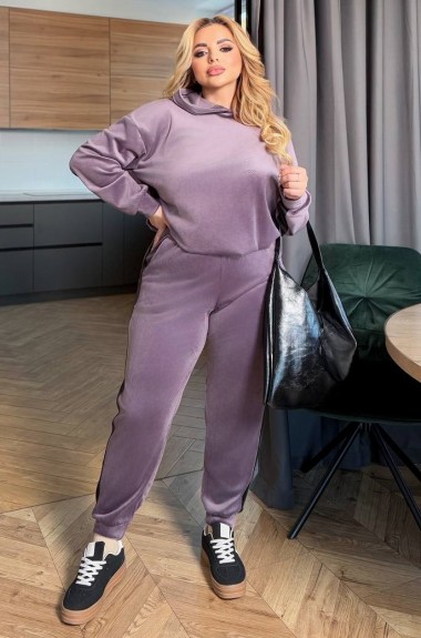 Велюровый женский спортивный костюм DOL-344A690