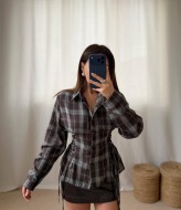 Фланелевая рубашка в клетку ANM-425A580