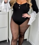 Боди с шифоновыми рукавами INS-396A680