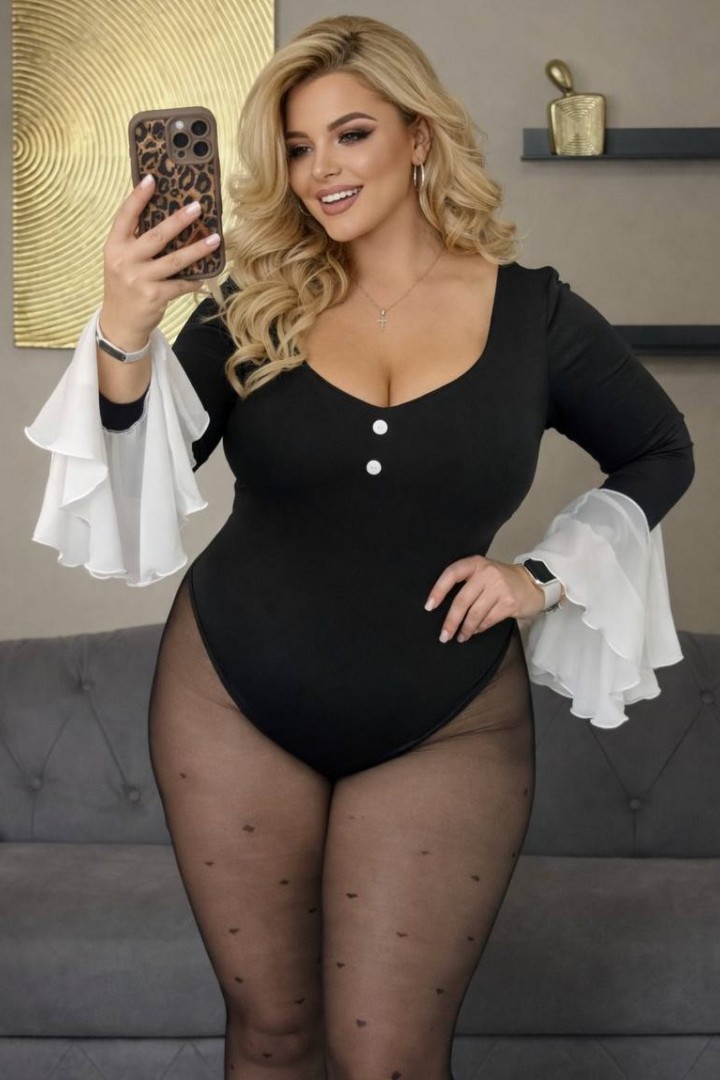 Боди с шифоновыми рукавами INS-396A680