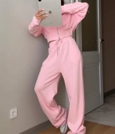 Спортивный костюм женский с широкими брюками DMP-A7005A440