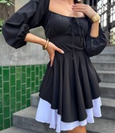 Элегантное платье с длинным рукавом HEB-1008A530