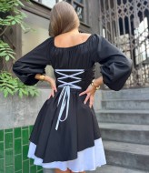 Элегантное платье с длинным рукавом HEB-1008A530